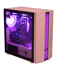 Pinker Gaming PC mit RTX 3060 12GB und Ryzen 7 5700X